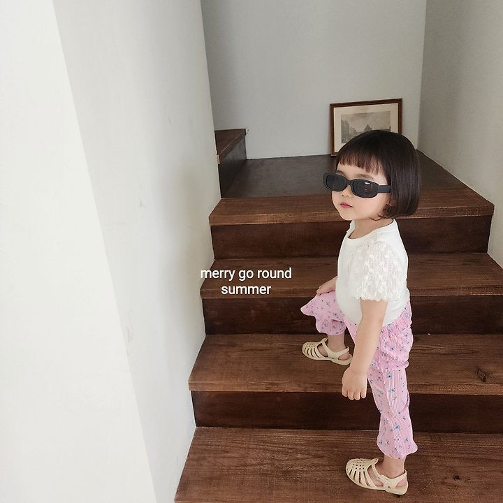 pleats boots cut pants / merry go round -54