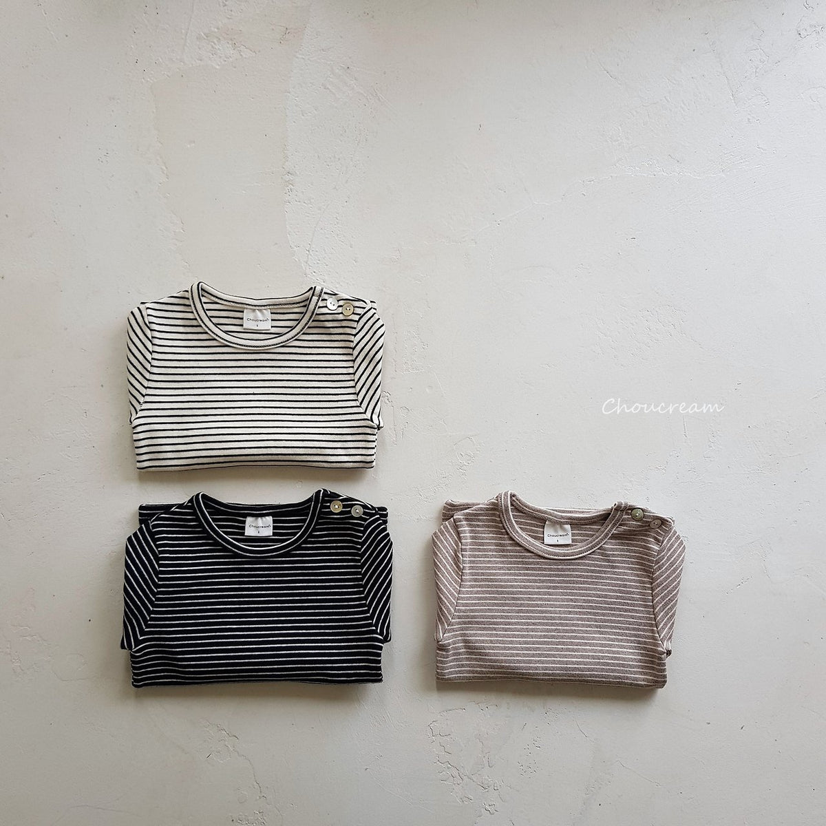 Baby Stripe T-Shirt-CHOUCREAM-7