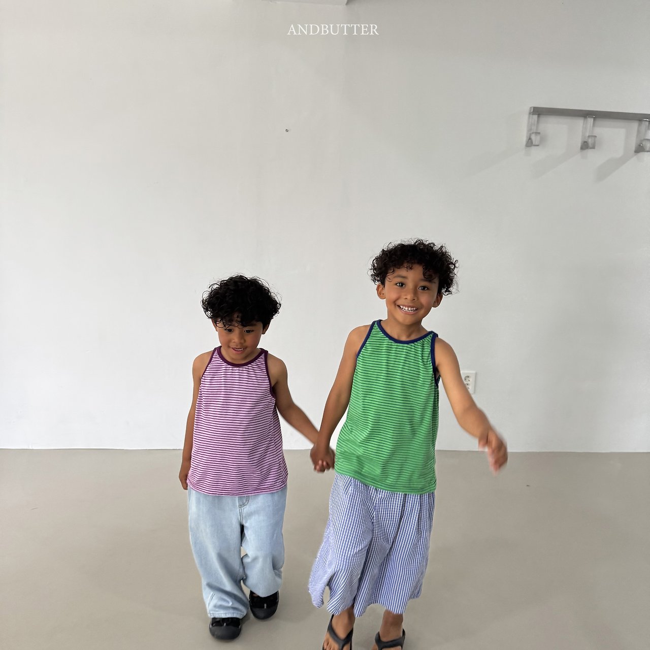 Vivid Stripe Sleeveless-and butter-2-11