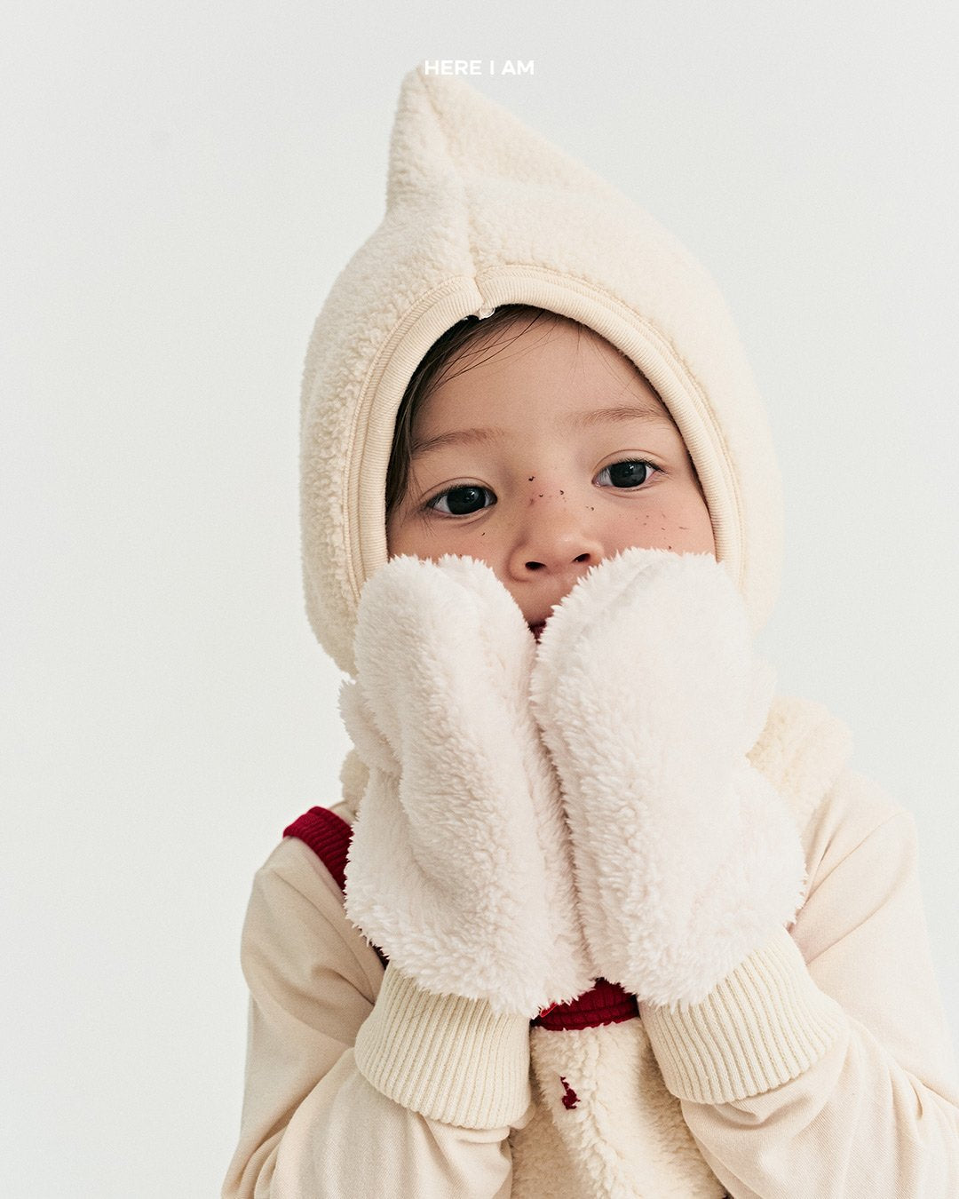 Kinder Fleece Gloves-here i am-19