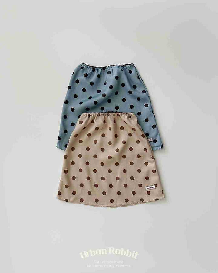 Dot Satin Skirt-urban rabit-14
