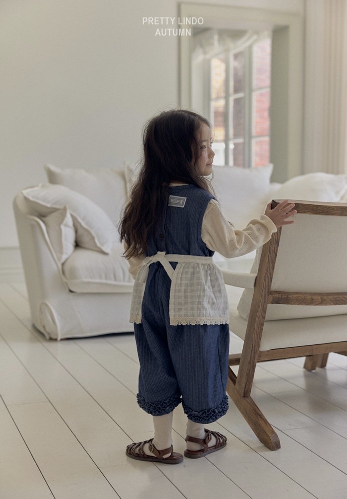Frill Denim Overall-LINDO-23