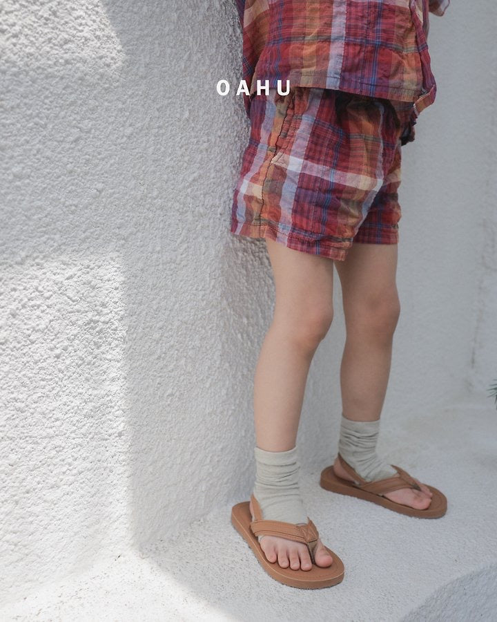 Beams Check Shorts-OAHU-2-2