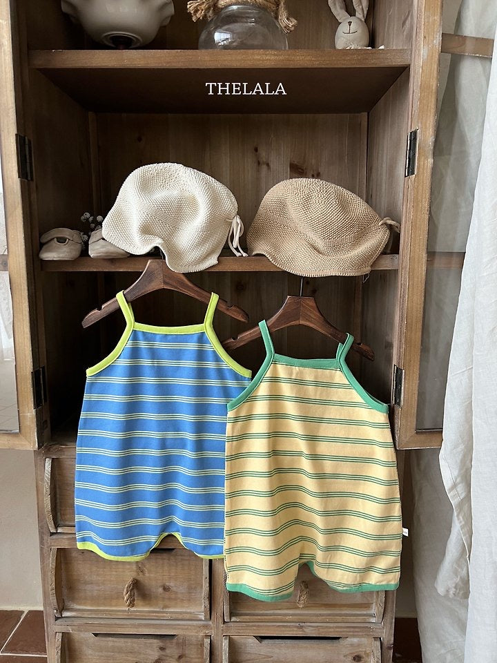 Triple Stripe babysuit and T-thelala-45