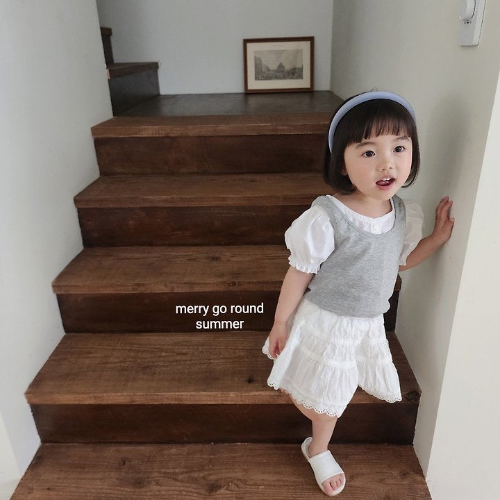 lace skirt / merry go round -1