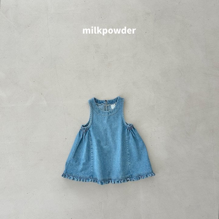 Milli Denim Dress-milkpowder-5