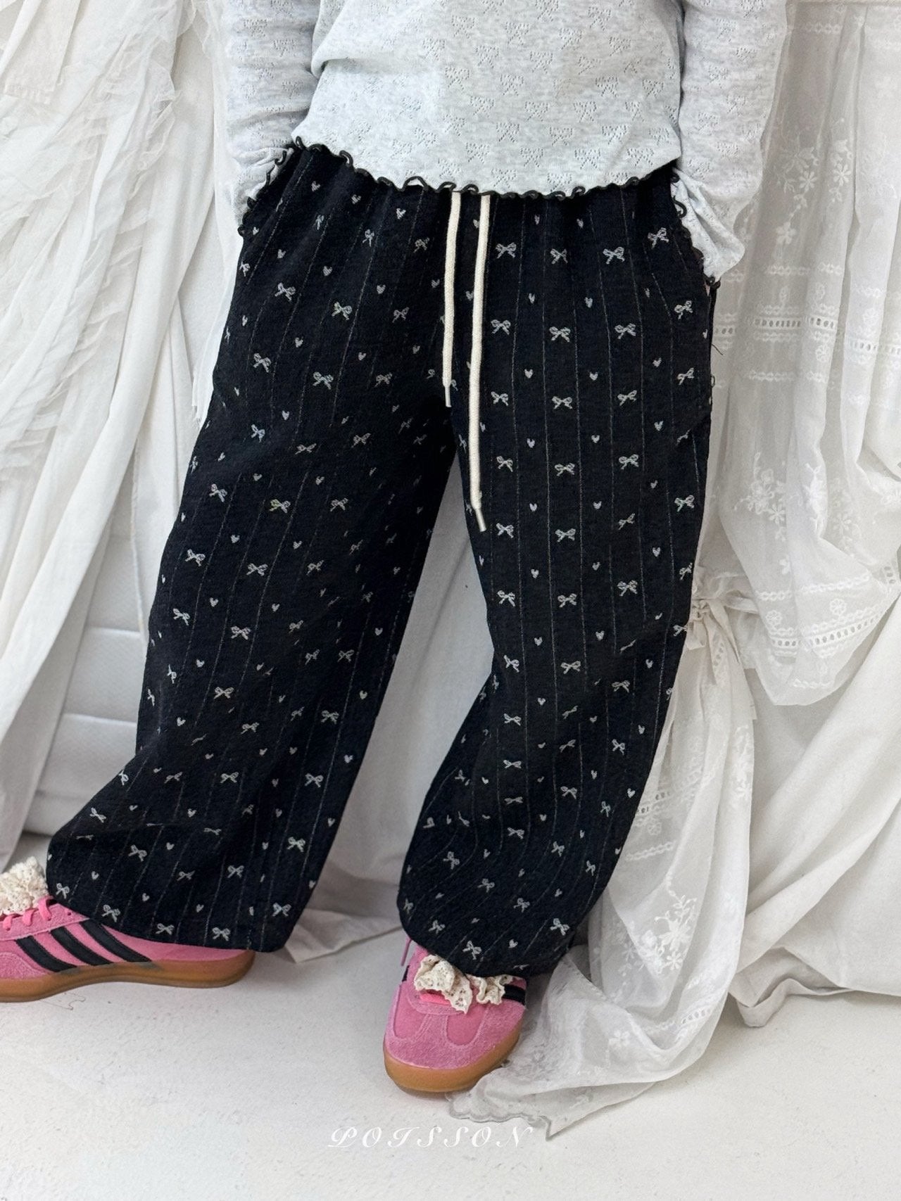 Ribbon Pants-POISSON-34
