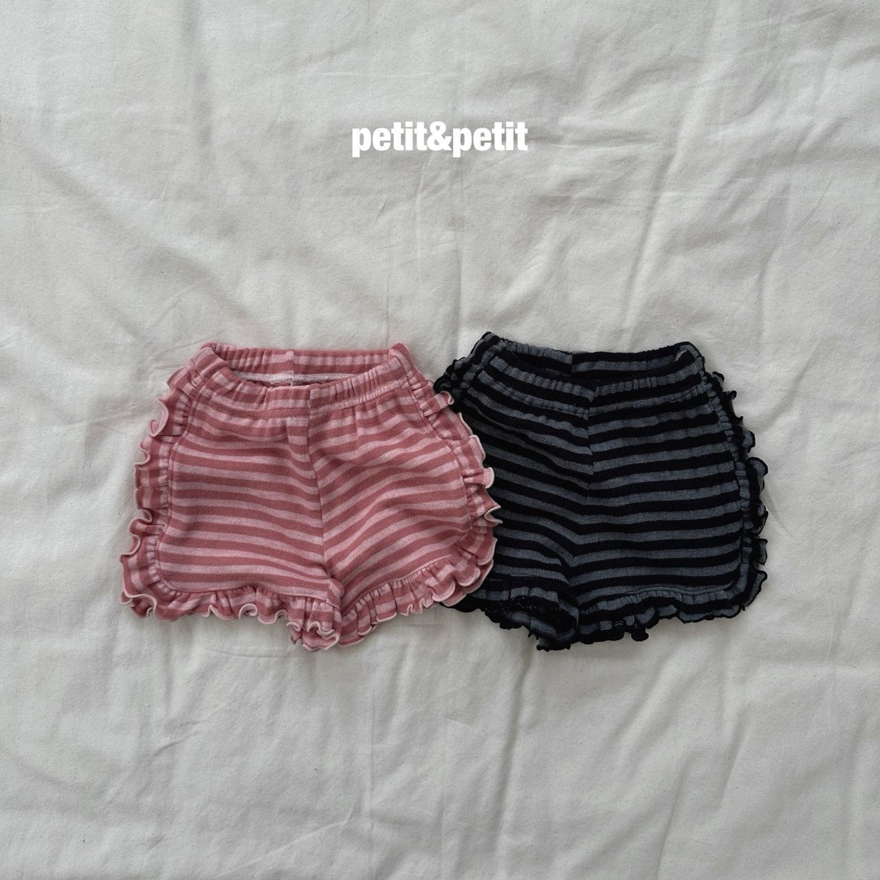 Striped Ruffle Pants-petit petit-20