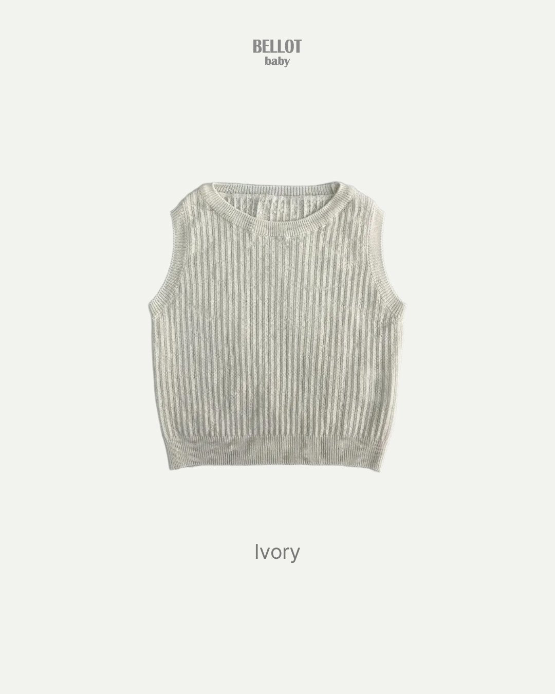 Sage Knit Sleeveless-BELLOT-22