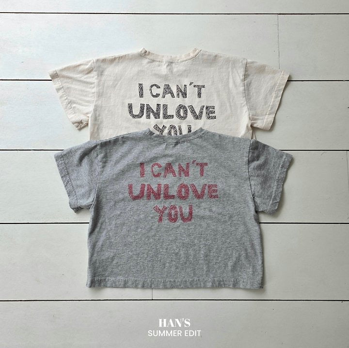 Love You Back Print Tee-HAN′S KIDS  - 37