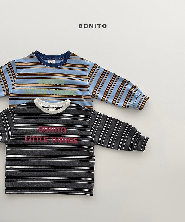 Little Things Stripe Tee - BONITO - 038