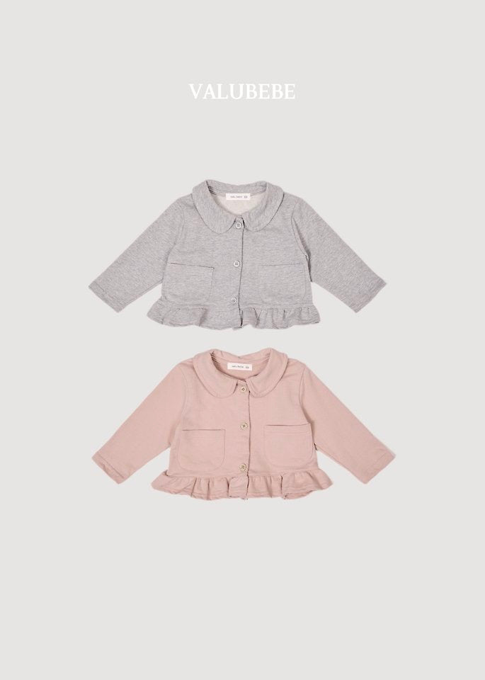 Frill Terry Jacket - valubebe - 054