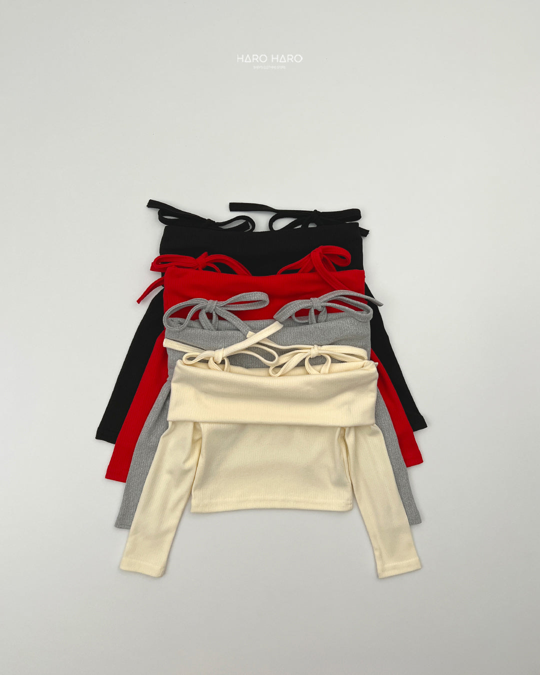 Rose Open Shoulder T-HAROHARO-13