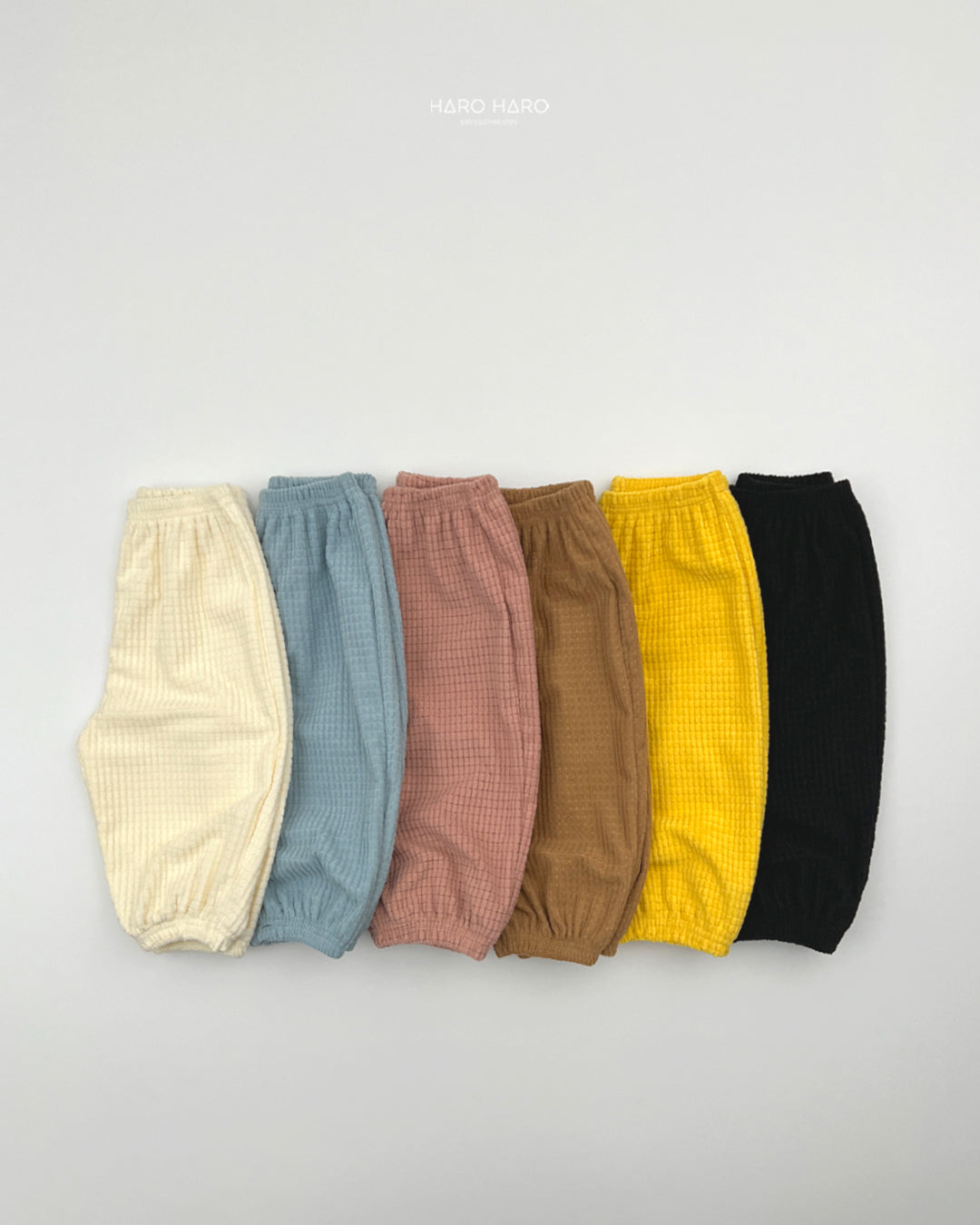 Waffle Balloon Pants-HAROHARO-39