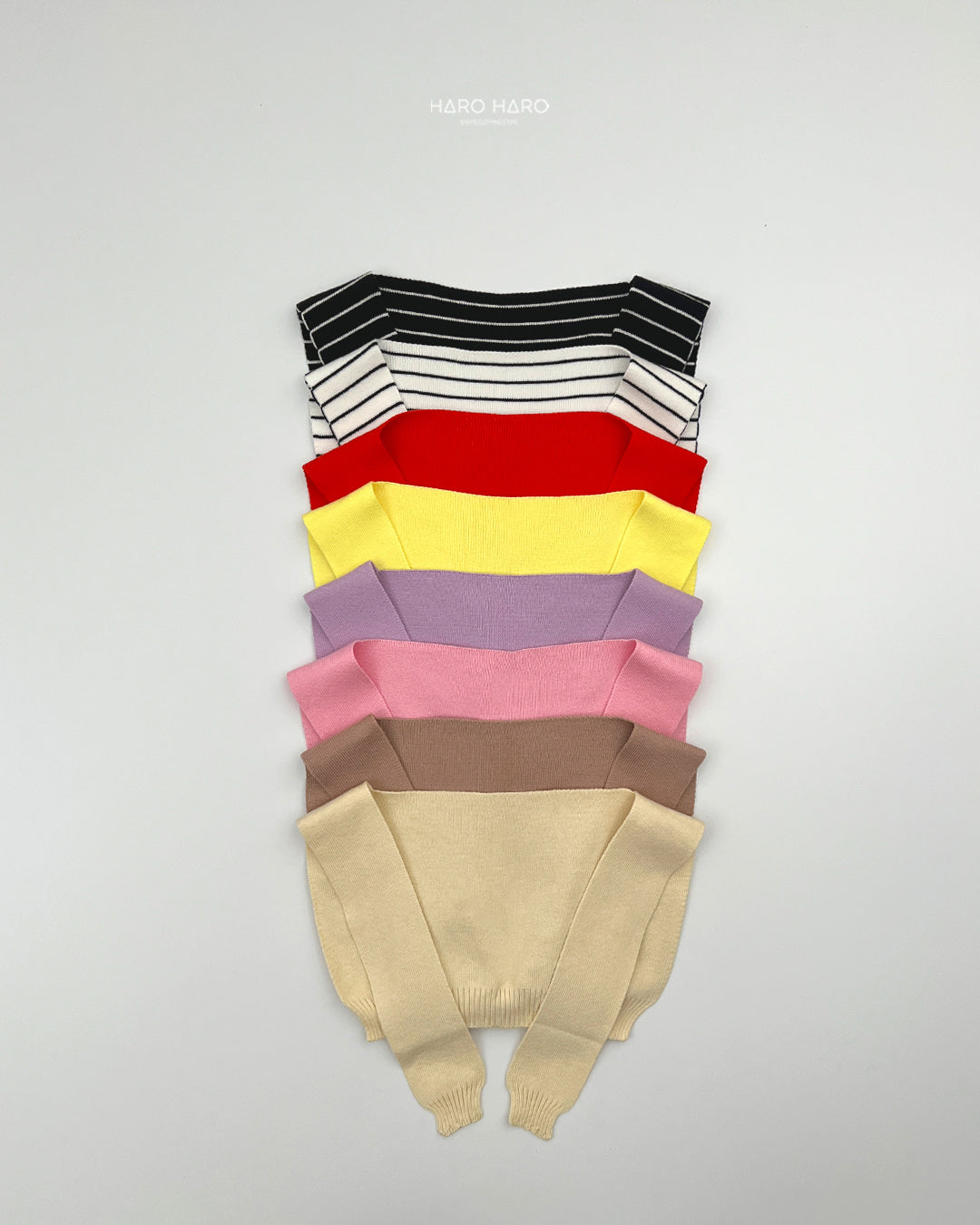 Knit Shoulder Cardigan-HAROHARO-43