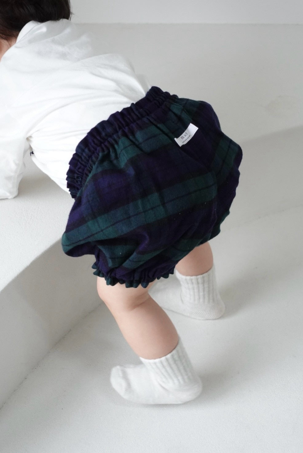 【26Xmas】check baby pants /mun kodomofuku