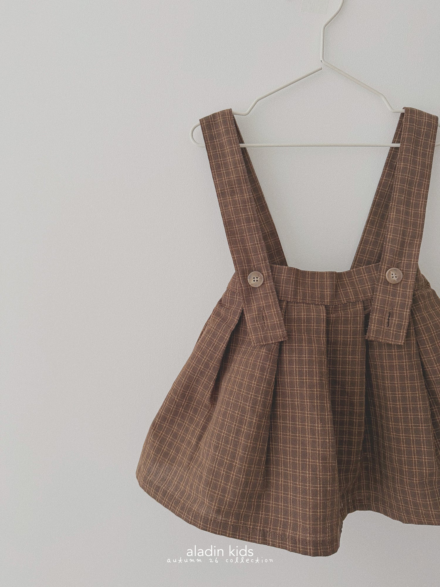 Pleated Suspender Skirt-aladin kids-17