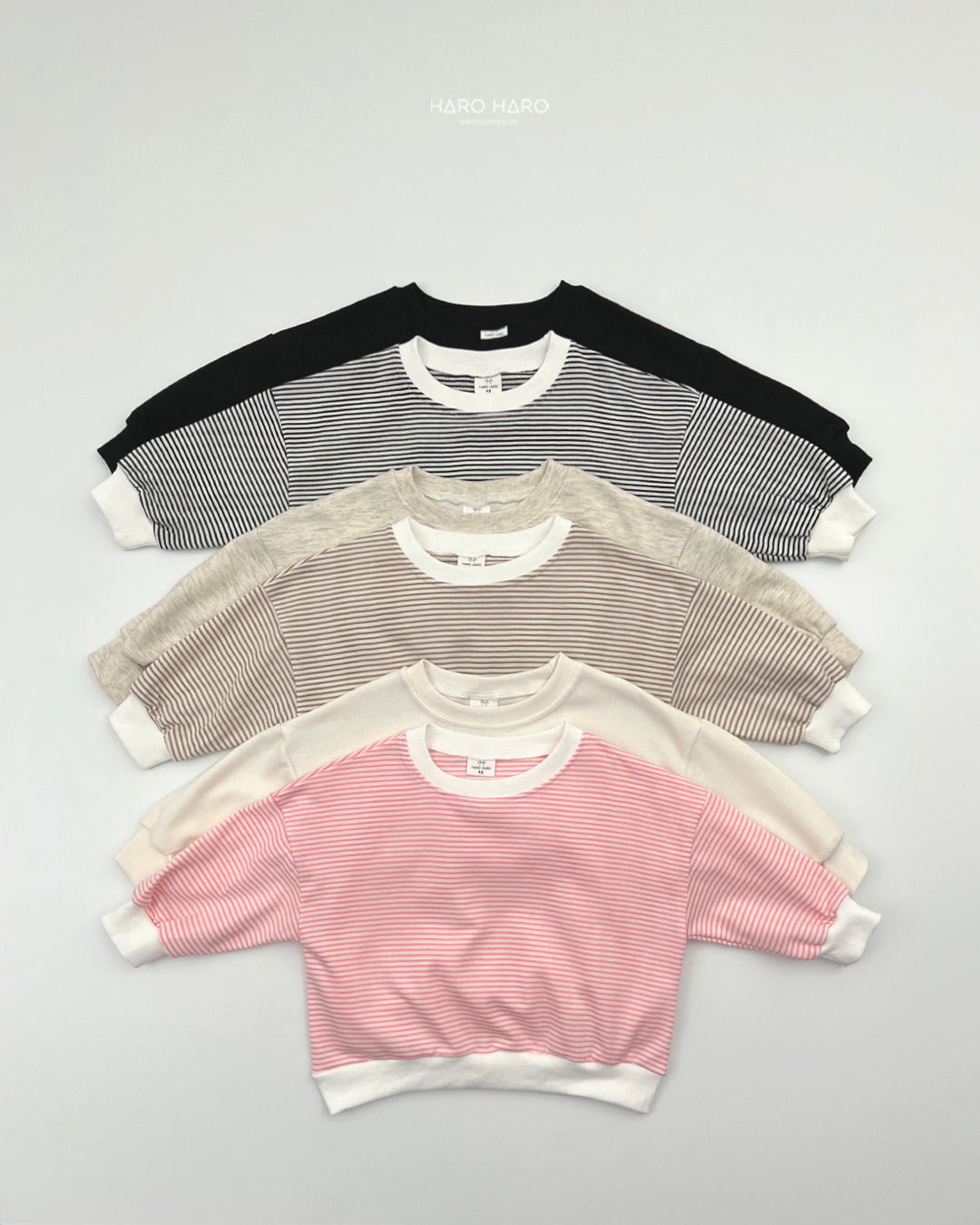(1+1) Cream Sweatshirt-HAROHARO-1