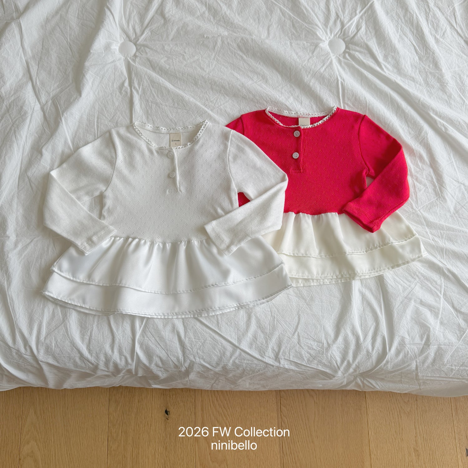 Eyelet Tulip Layered T-shirt-ninibello-16