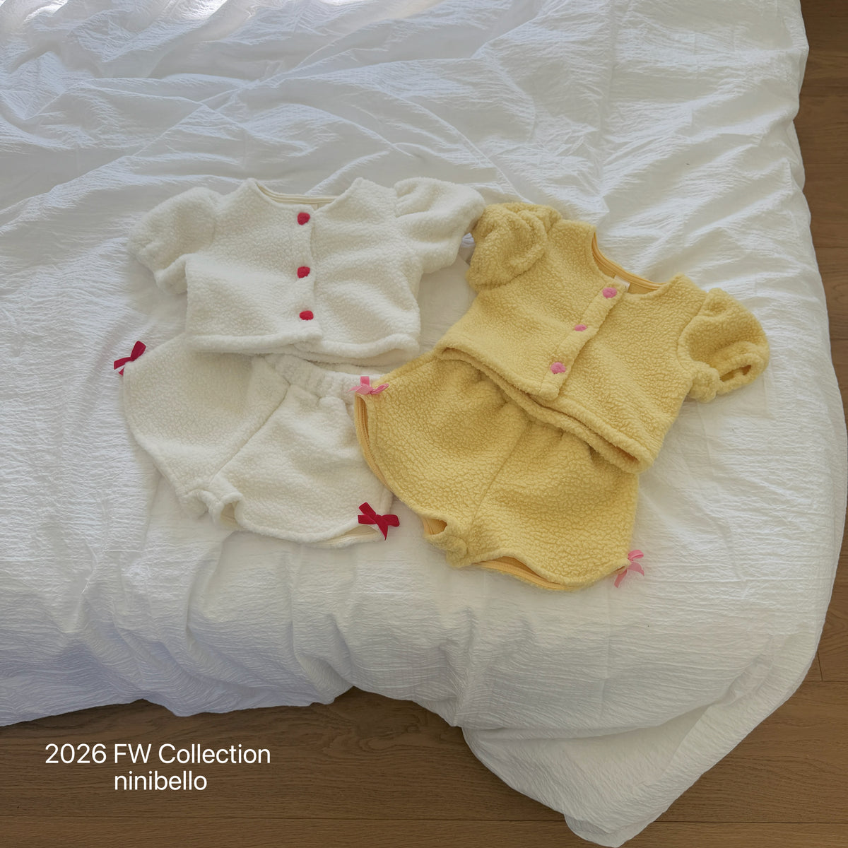 Meringue Heart Short-Sleeve Cardigan-ninibello-1