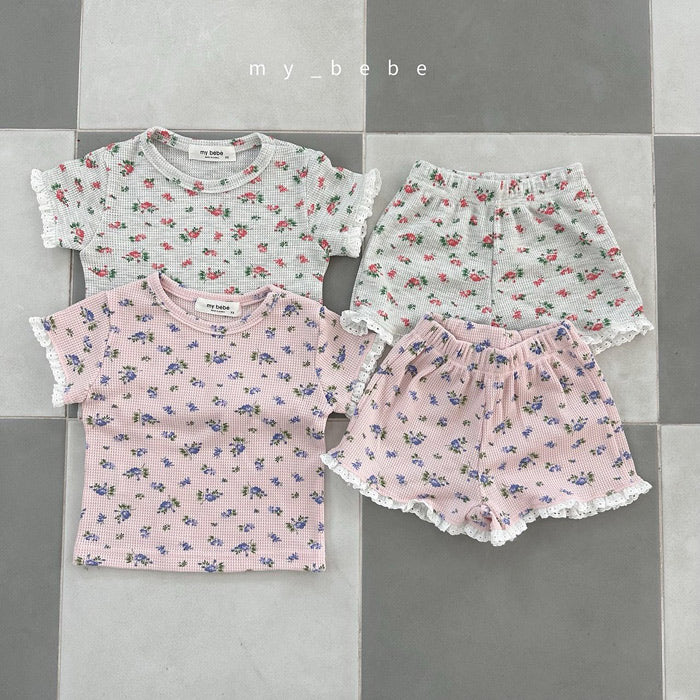 Waffle Lace Set-mybebe-3
