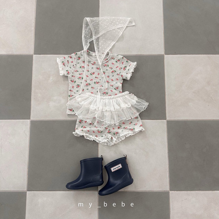 Waffle Lace Set-mybebe-3