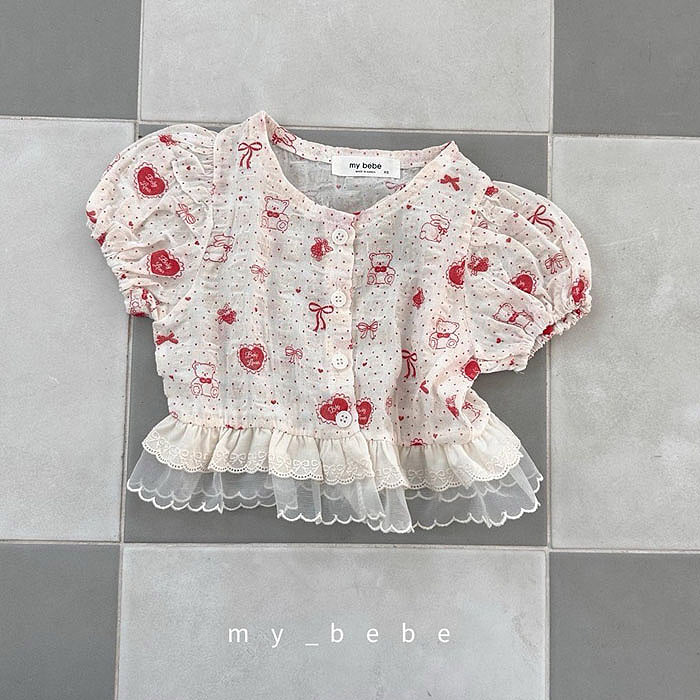 Lace Puff Blouse-mybebe-9
