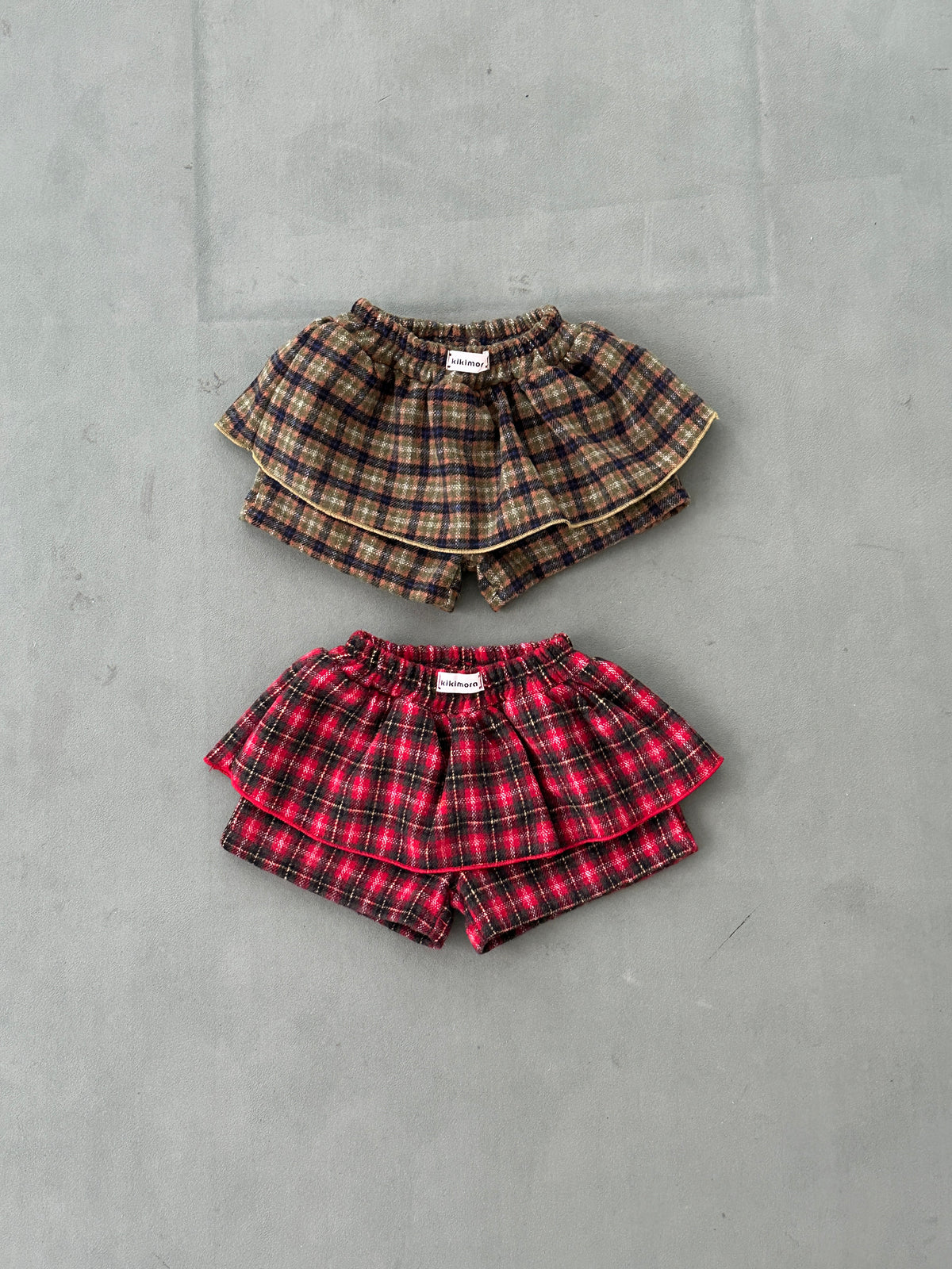 Noel Check Skirt-kikimora-13