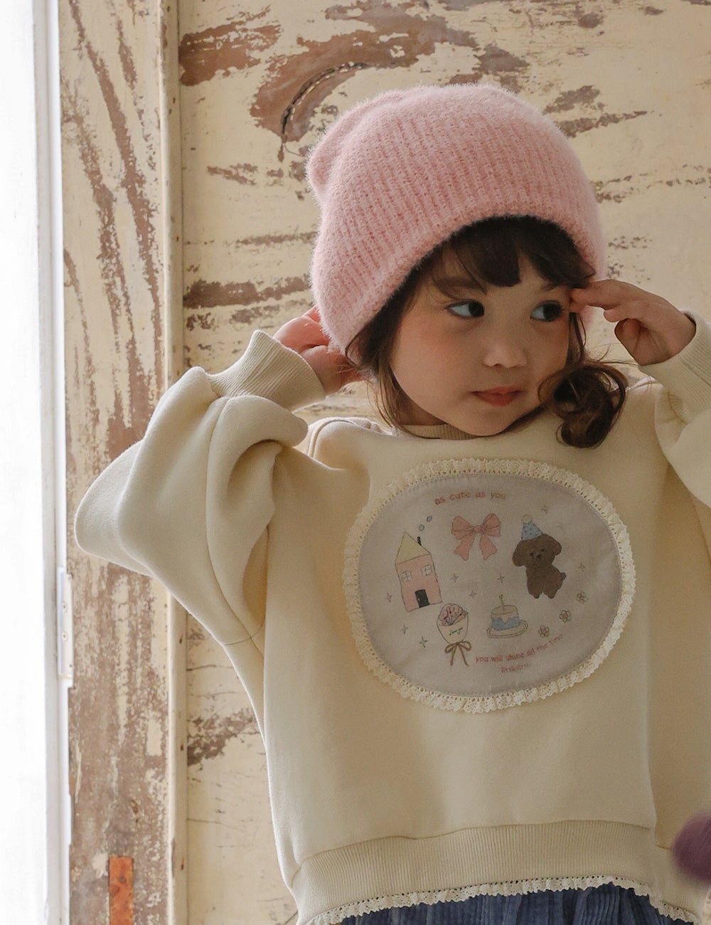 Cream Coco Hat-FLO-38