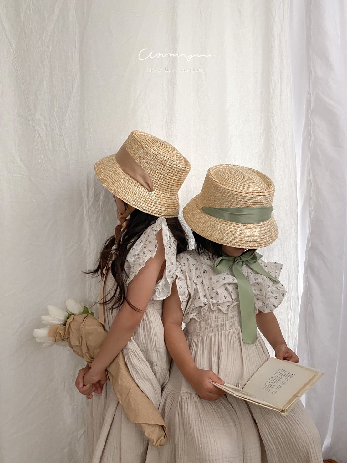 ｜即納｜ribbon rattan hat