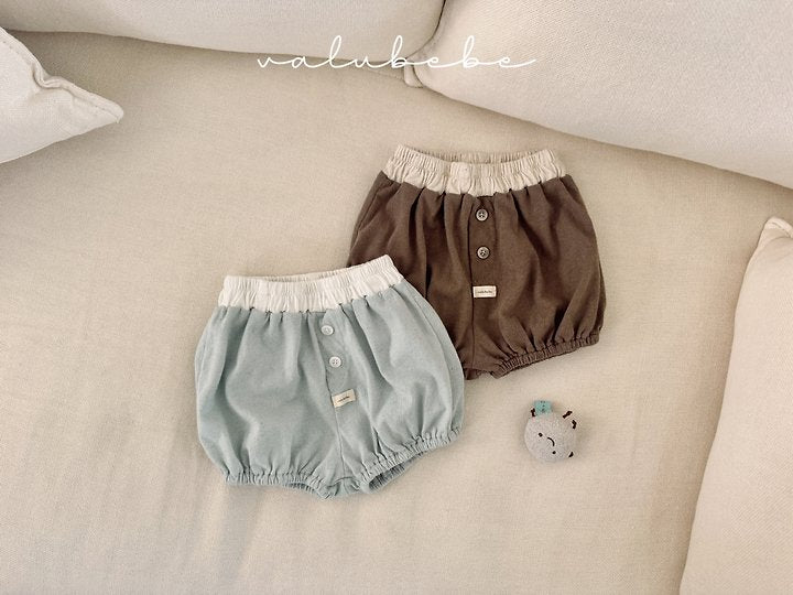 color block button pumpkin pants-valubebe-77