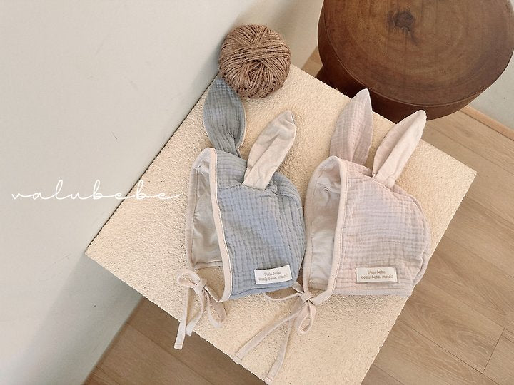rabbit color bonnet hat-valubebe-45