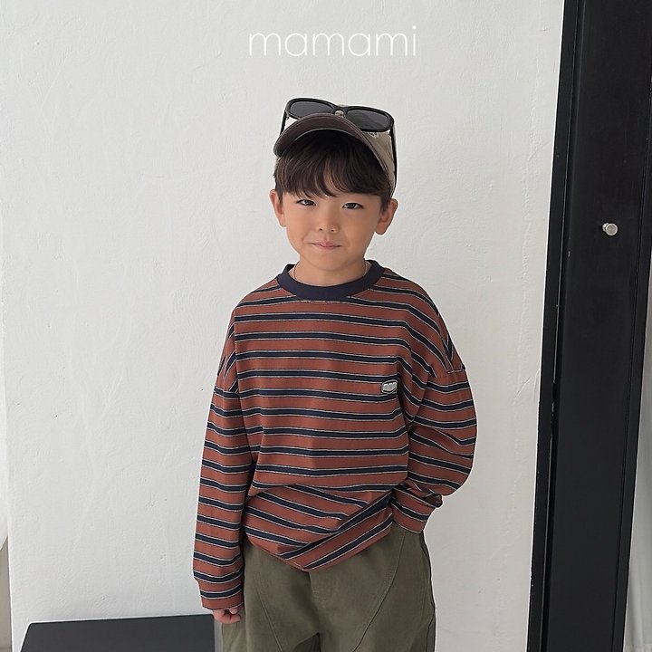 Autumn Stripe T-Shirt-mamami-10