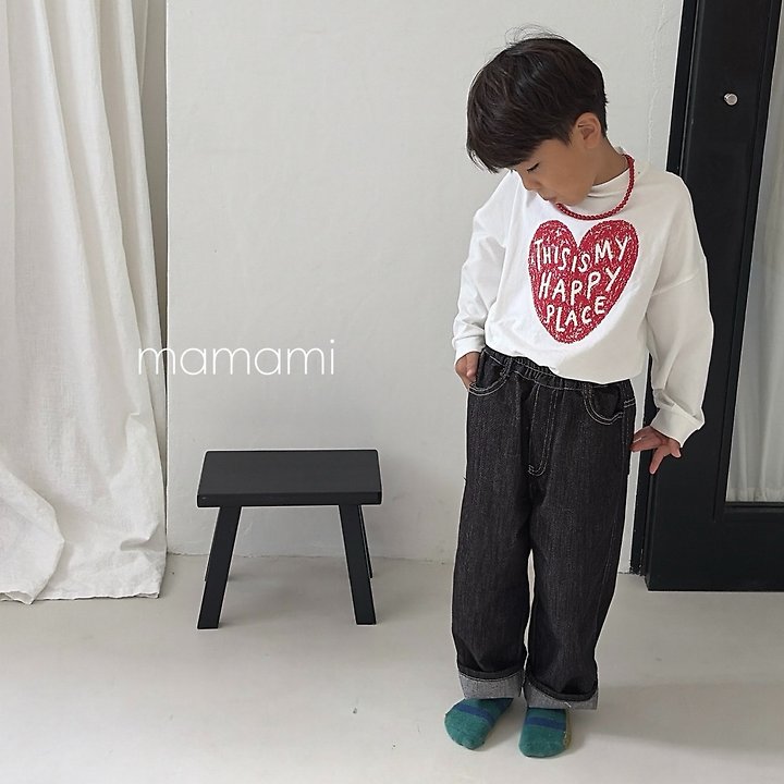 Non-Fade Denim Pants-mamami-3