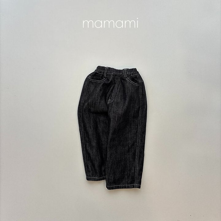 Non-Fade Denim Pants-mamami-3