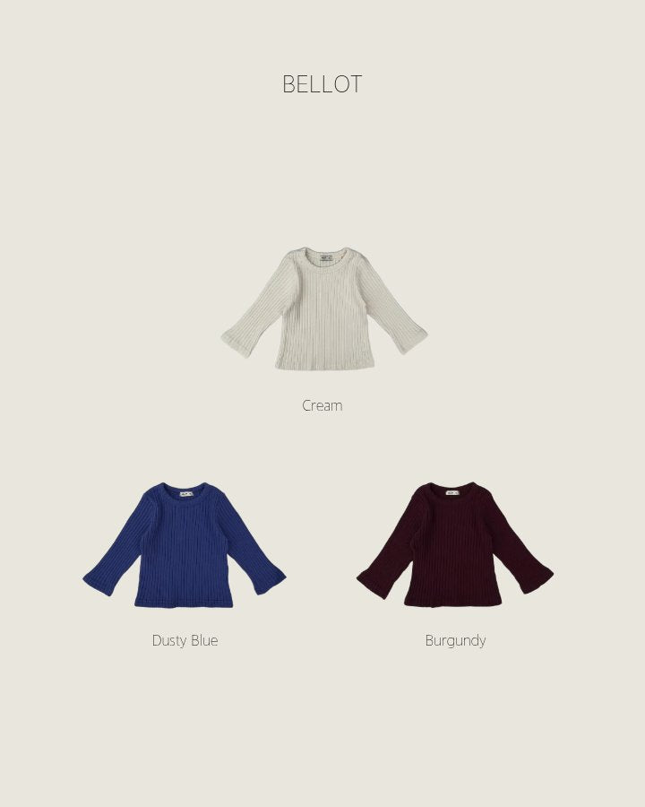 Wave Ribbed T-Shirt-BELLOT-1