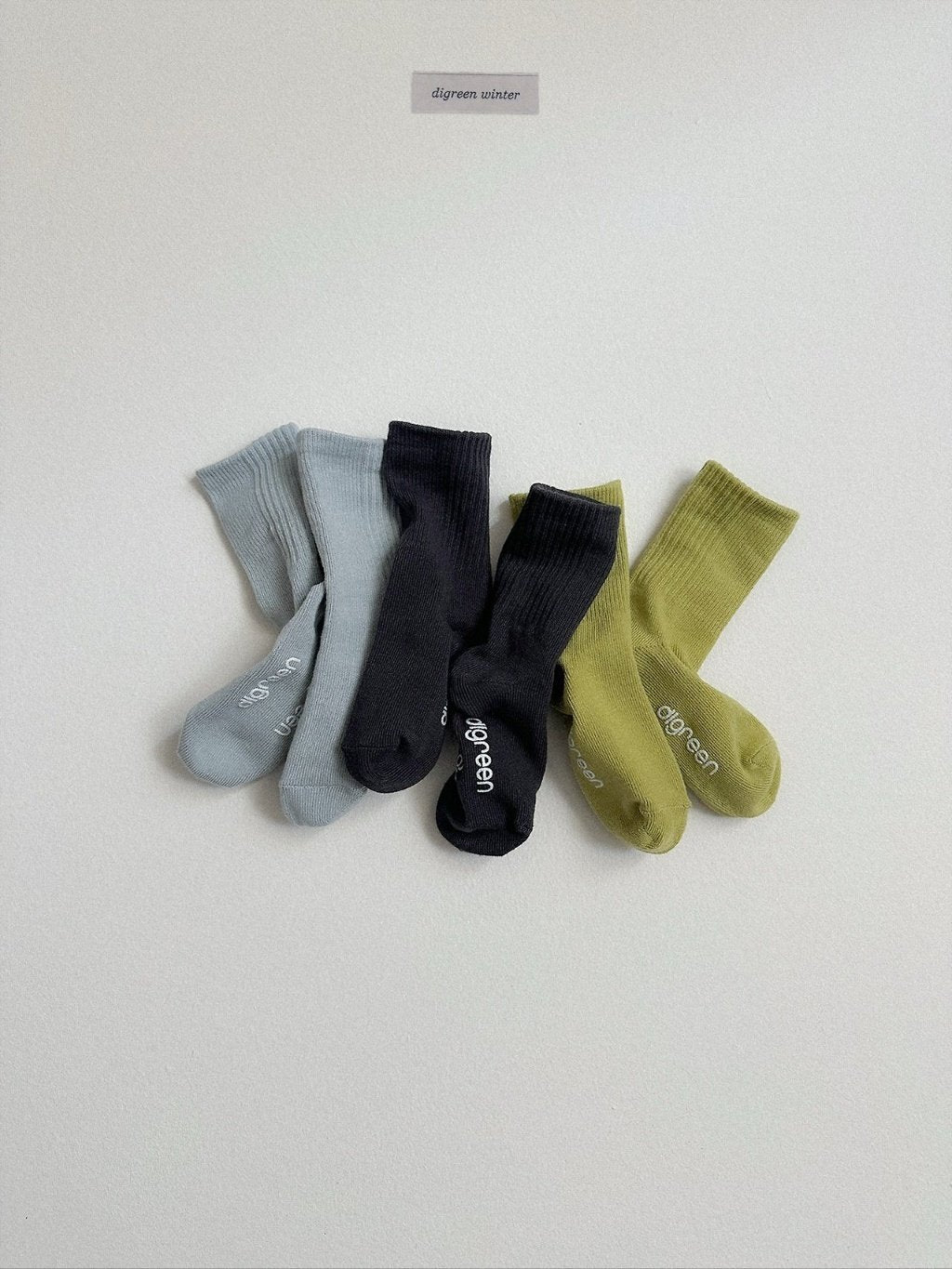Dual Rib Socks-digreen-58