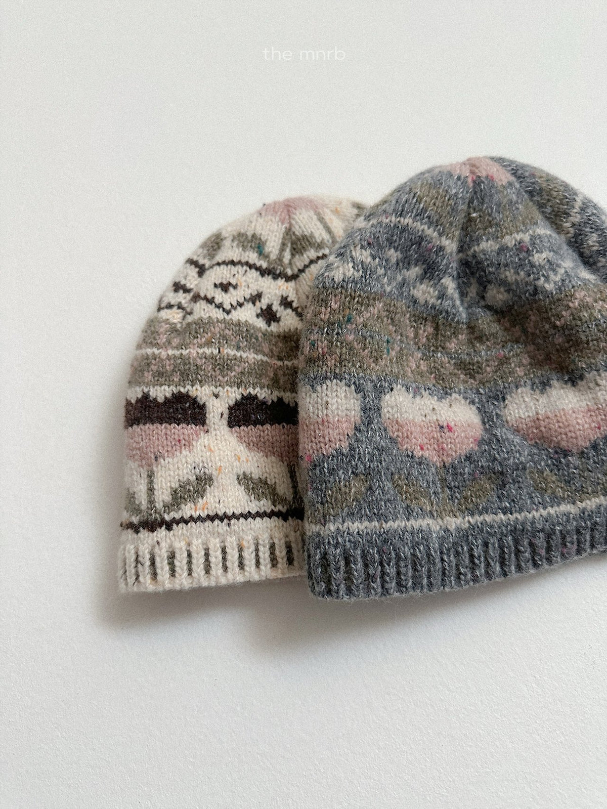 Flower Jacquard Beanie-minirobe-48