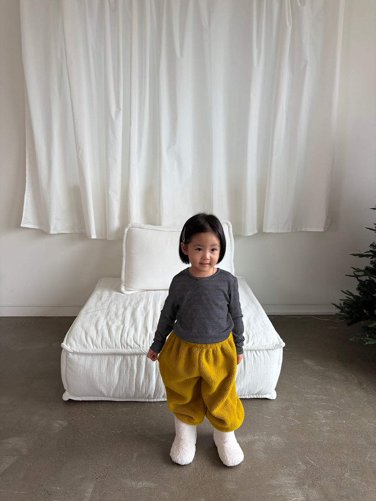 Striped T-Shirt and Mock Neck Turtleneck-PEPPER-14