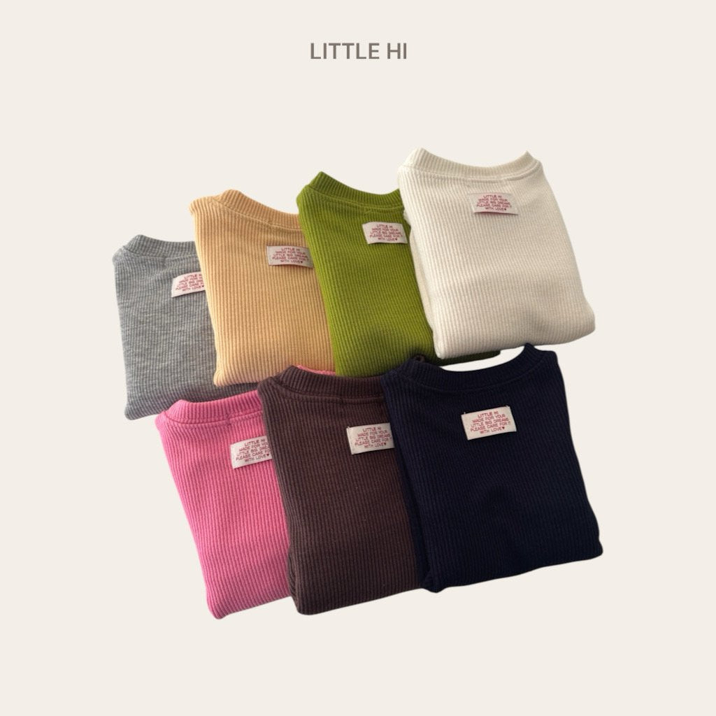 Weekly Ribbed Tee-Little Hi-16