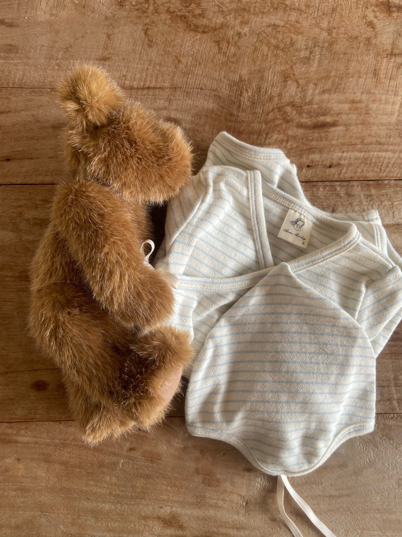 Latte Newborn Romper-Anneshirley-35
