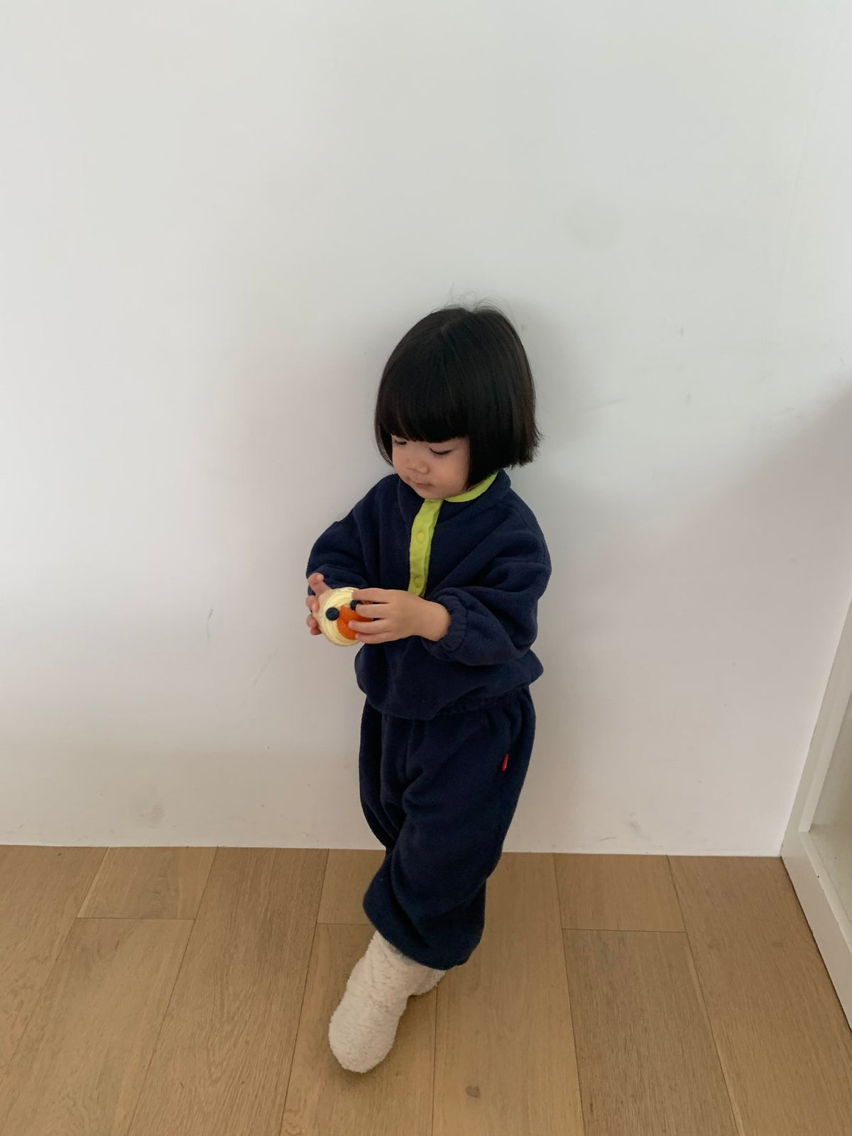 Color Block Anorak & Candy Fleece Jogger-PEPPER-9