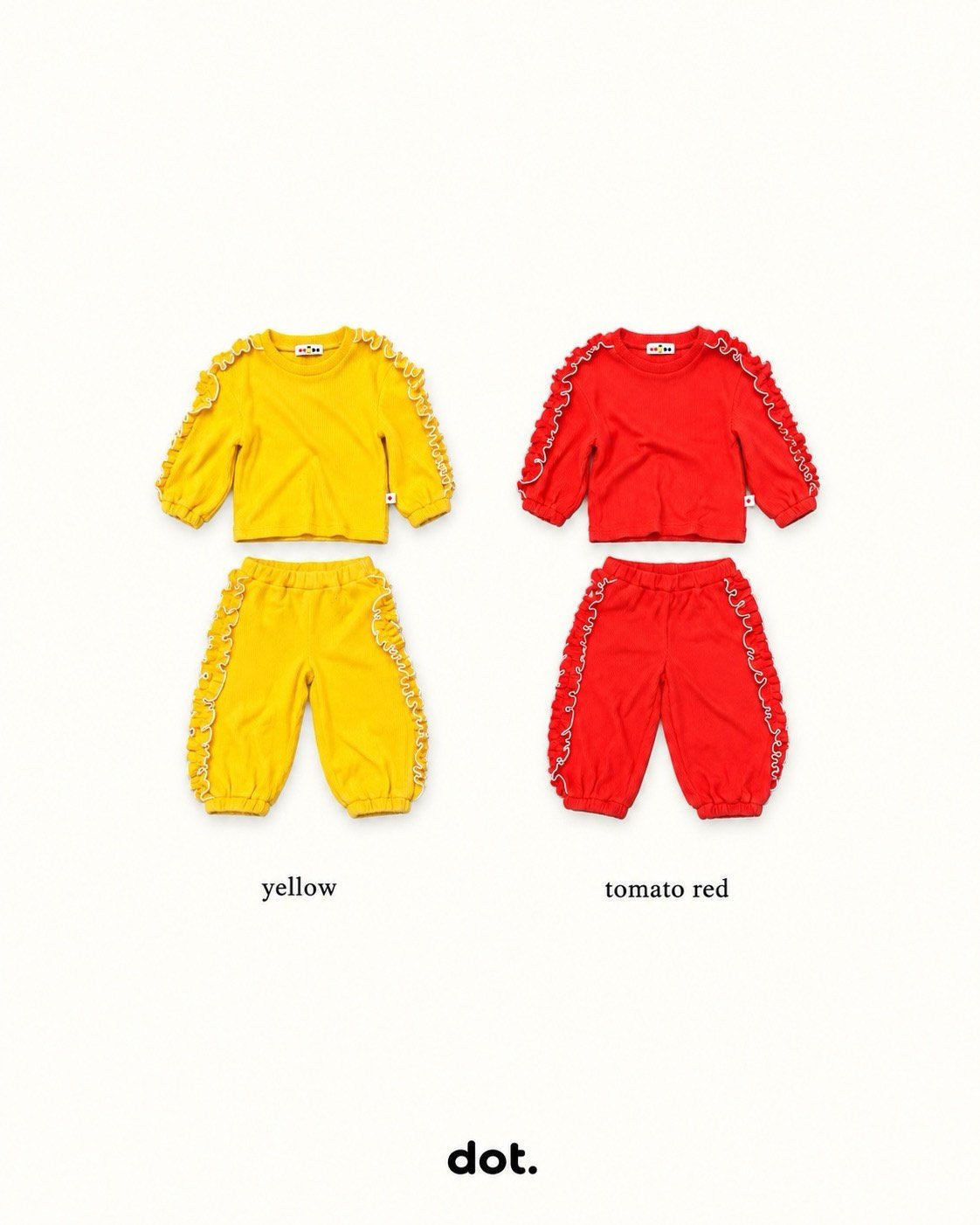Paprika Set Brushed Knit-dot.-12