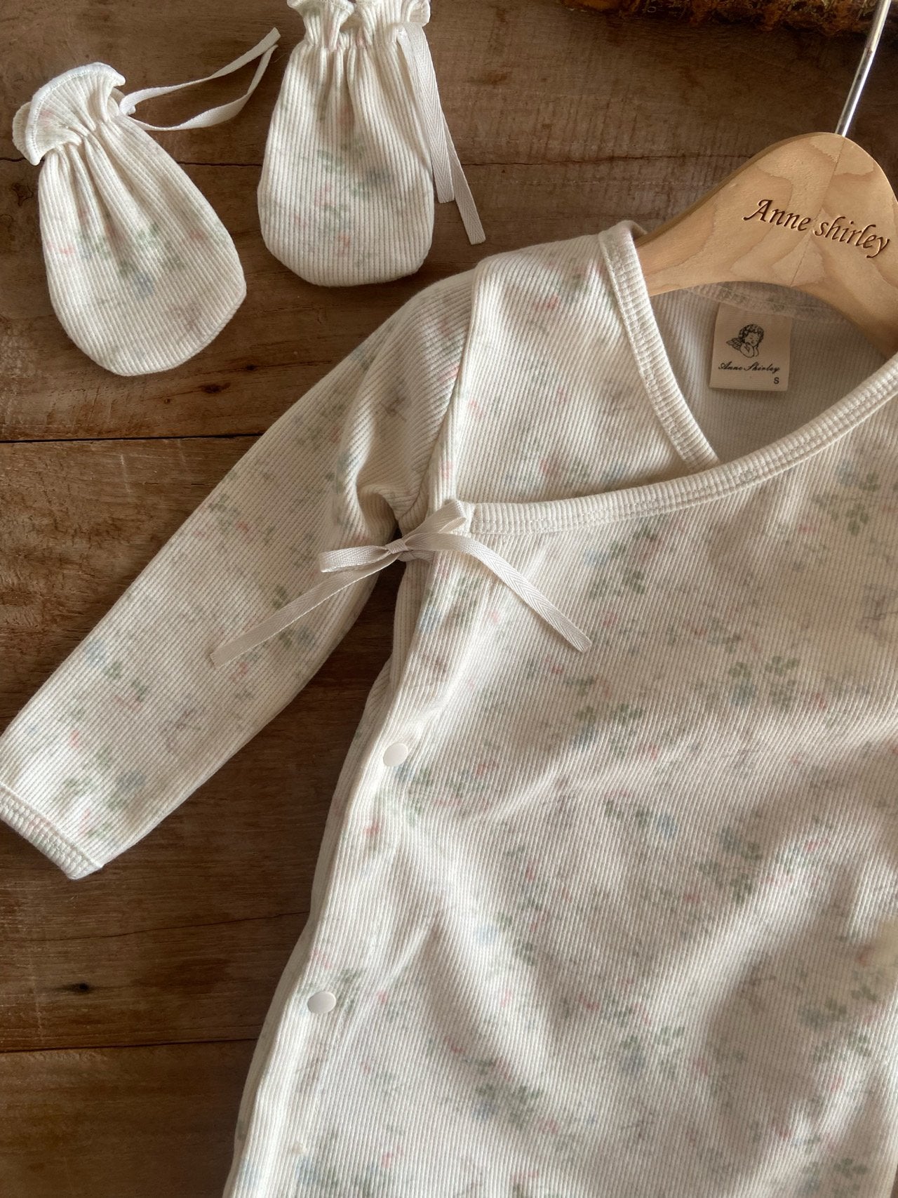 Floral Newborn Romper-Anneshirley-34
