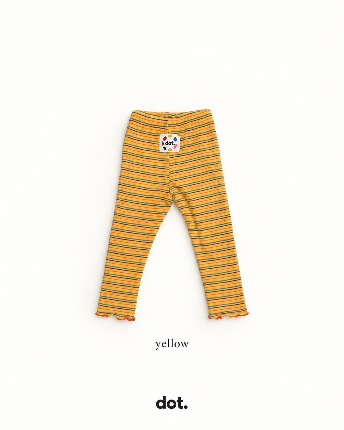 Ppapi Stripe Peach-Brushed Leggings-dot.-10
