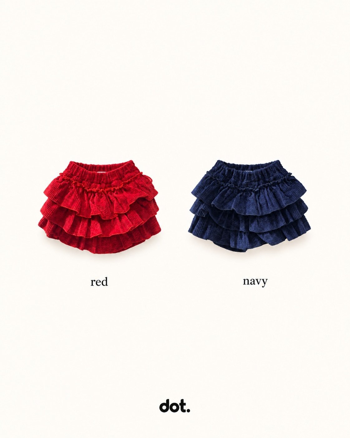 Ruffle Corduroy Pants-dot.-7