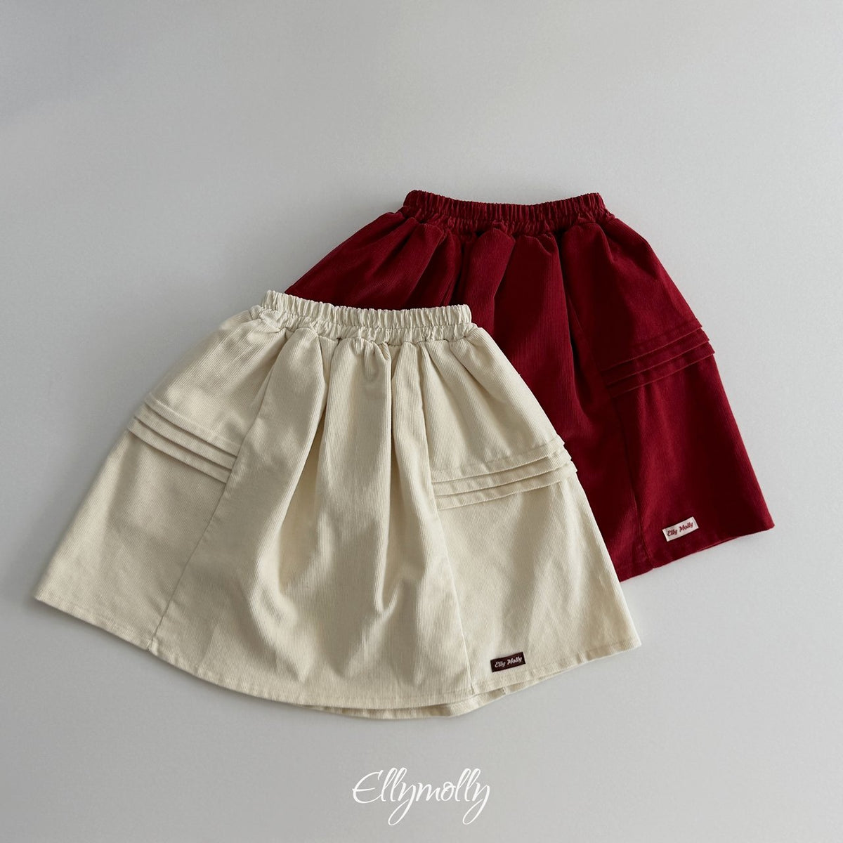 Pongpong Corduroy Skirt-ellymolly-49