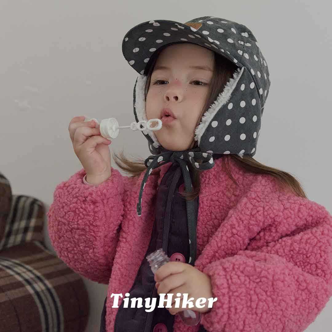 Dot Earflap Corduroy Cap-TinyHiker-39