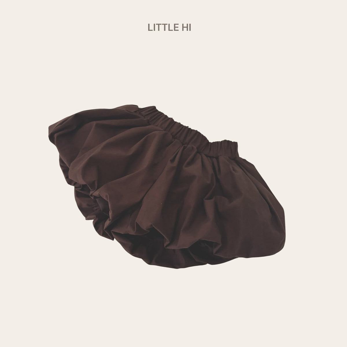 Pumpkin Volume Shorts-little hi-14