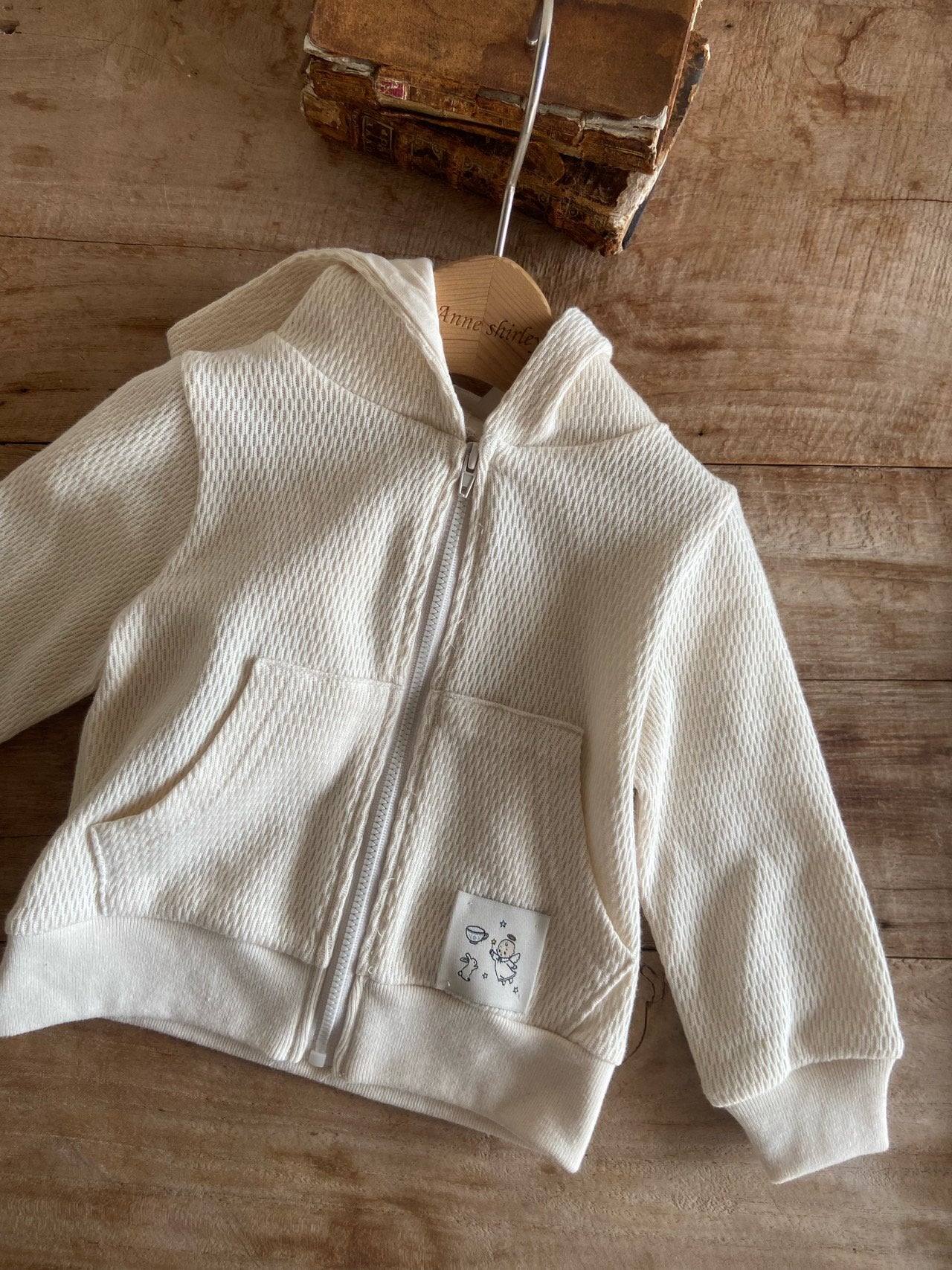 Cat Hoodie Zip-up Cardigan-Anneshirley-21